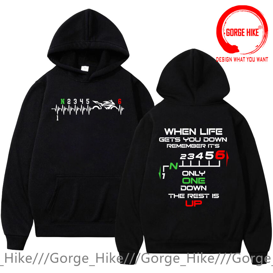 Motorcycle Gear Hoodie - 1N23456 Толстовка с капюшоном для мотоциклистов