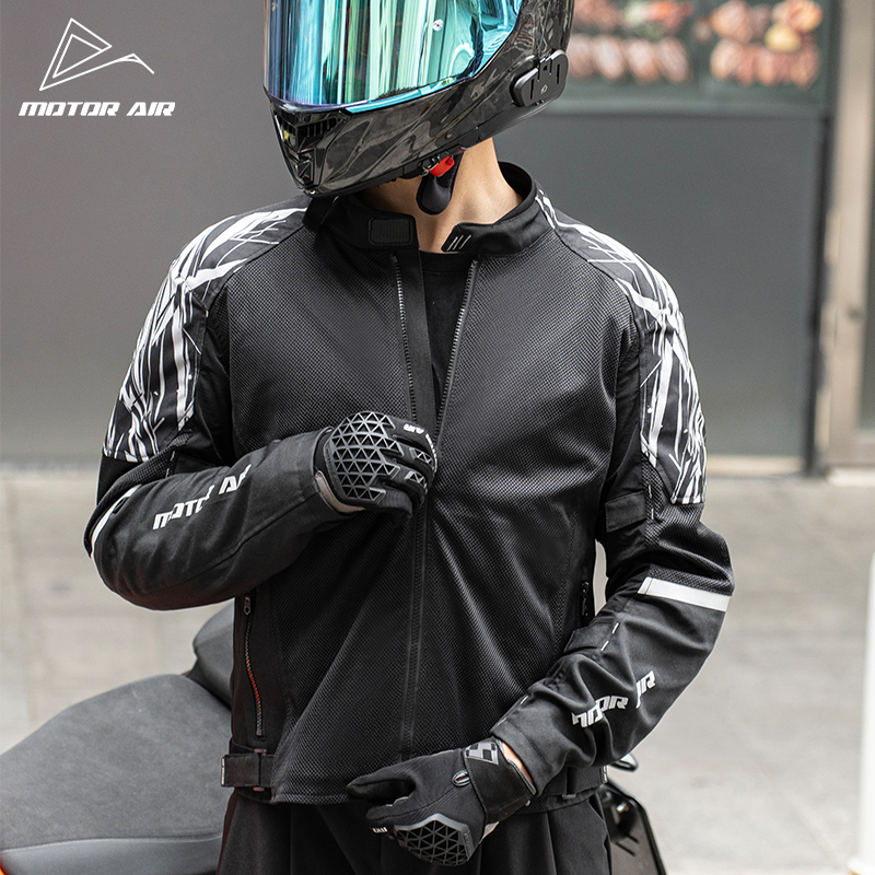 Motorcycle Gear Mesh - Черная мотоциклетная куртка для мужчин, новейшая