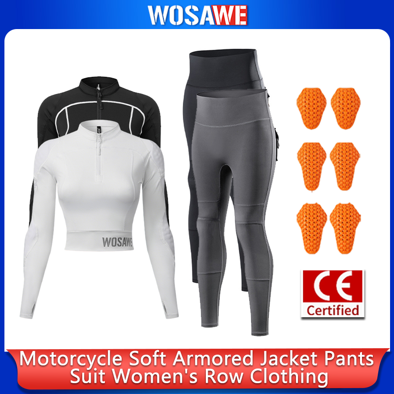 Motorcycle Gear Full Suit - Женский мотоциклетный костюм WOSAWE для лета: