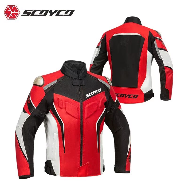 Motorcycle Gear Mesh - Летний вентилируемый сетчатый мотокостюм SCOYCO (куртка