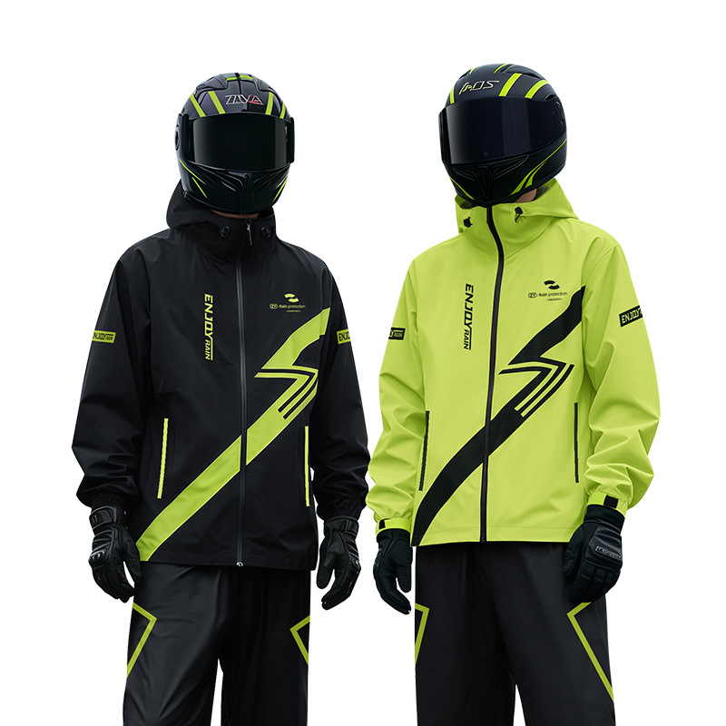 Motorcycle Gear Full Suit - Комплект: утолщенный дождевик и дождевые брюки