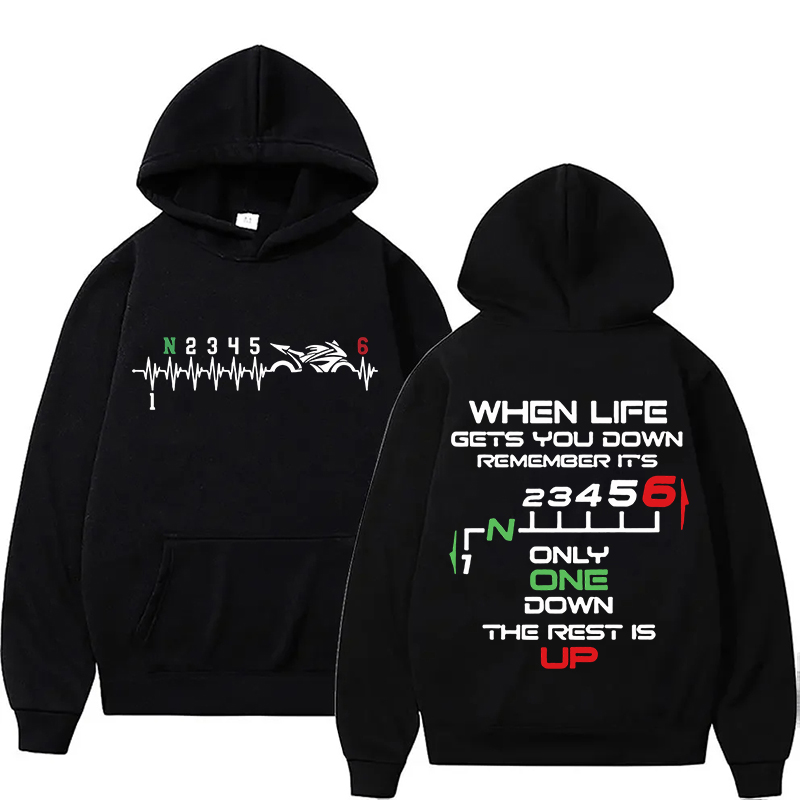 Motorcycle Gear Hoodie - Новые худи 1N23456 с принтом 