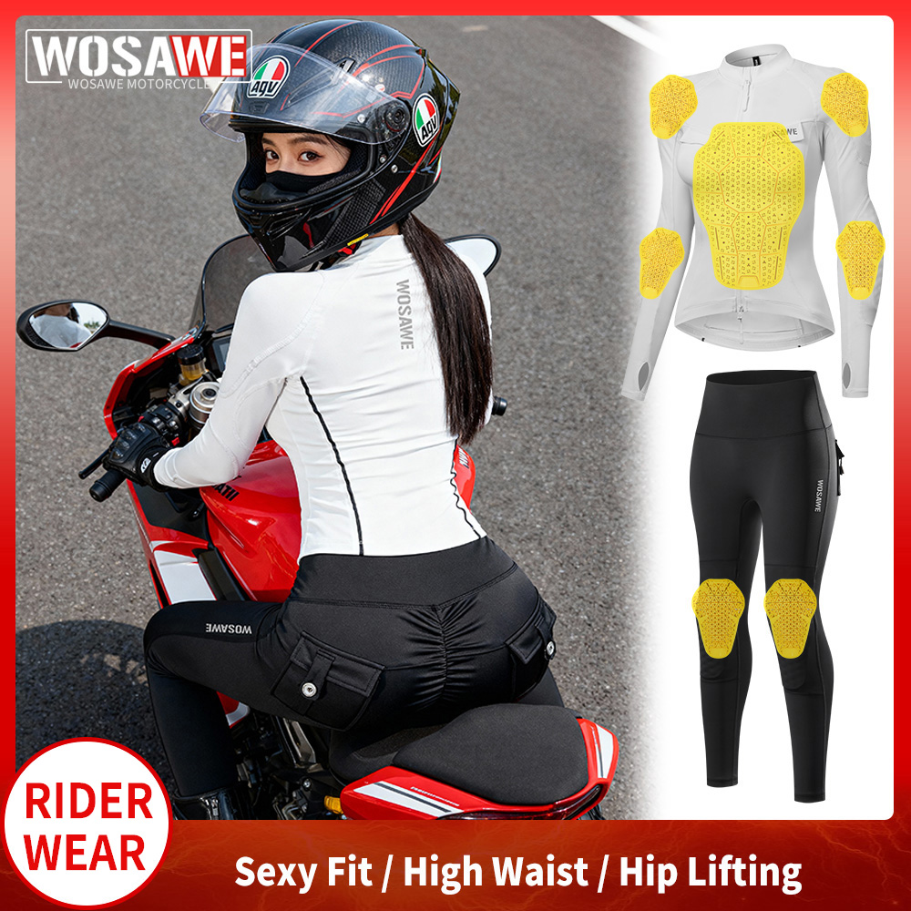 Motorcycle Gear Full Suit - Комплект мотоэкипировки WOSAWE для женщин: куртка