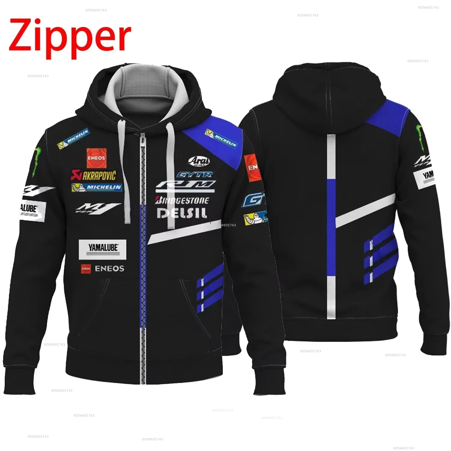 Гоночный костюм Yamaha M1 для  – обзор и цена Motorcycle Gear Hoodie