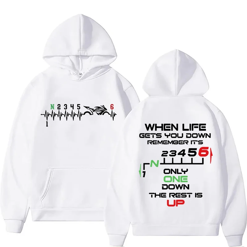Новые толстовки с принтом 1N23 – обзор и цена Motorcycle Gear Hoodie