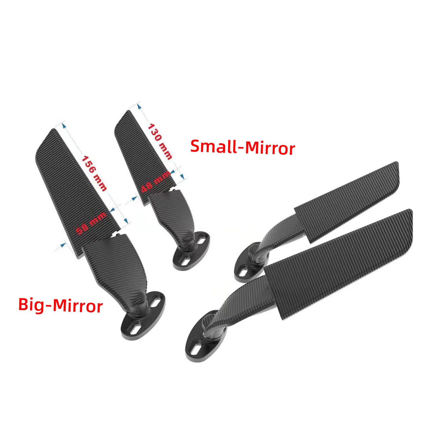 Мотоциклетное зеркало для Kawa – обзор и цена Mirror Extender Bar