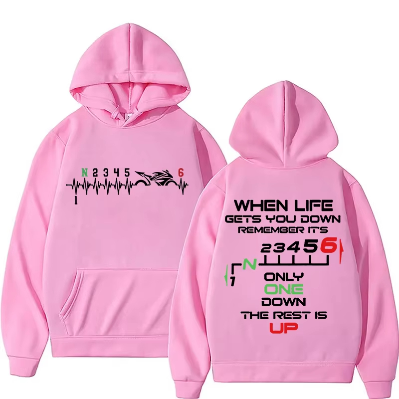 Новые толстовки с принтом 1N23 – обзор и цена Motorcycle Gear Hoodie