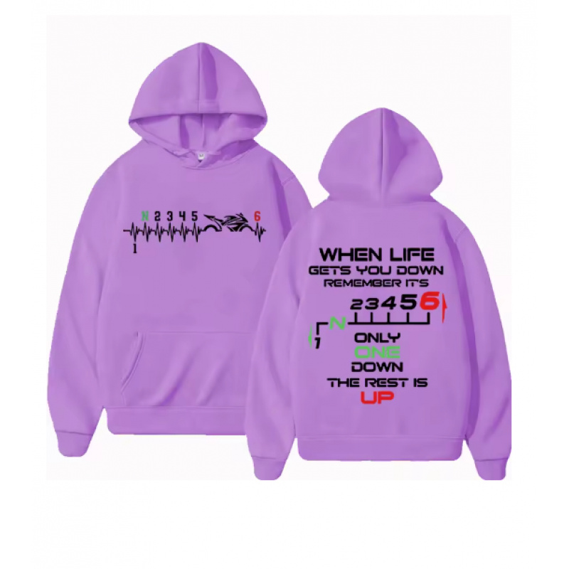 1N23456 Унисекс худи с принтом – обзор и цена Motorcycle Gear Hoodie
