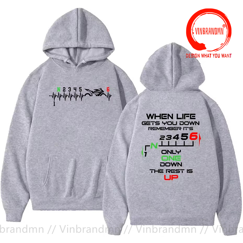 1N23456 Толстовка с капюшоном  – обзор и цена Motorcycle Gear Hoodie
